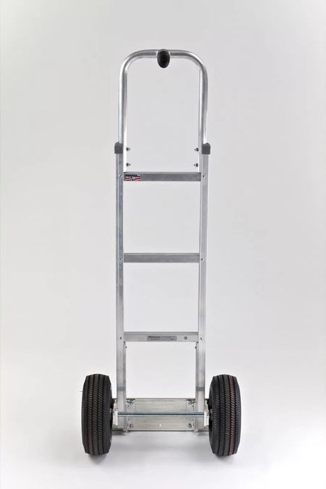 B&P Hand Truck, Single Pin Grip at 52" with 10" Pneumatic Wheels, Model HTA-0116