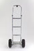 B&P Hand Truck, Single Pin Grip at 52" with 10" Pneumatic Wheels, Model HTA-0116