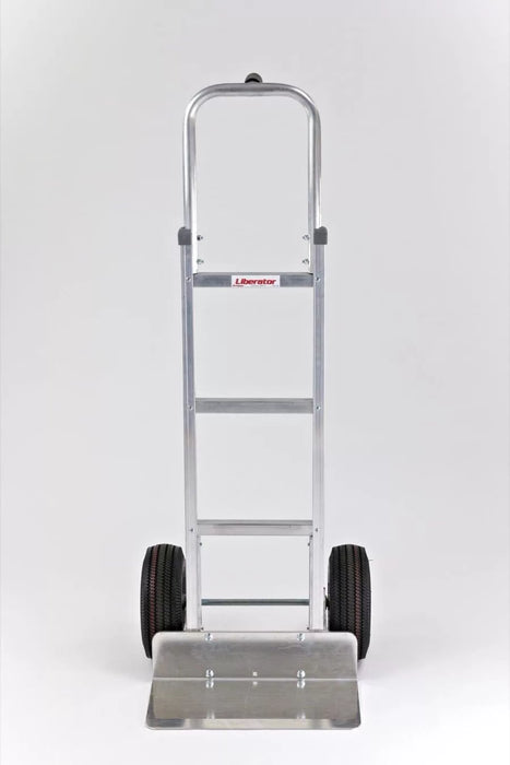 B&P Hand Truck, Single Pin Grip at 52" with 10" Pneumatic Wheels, Model HTA-0116