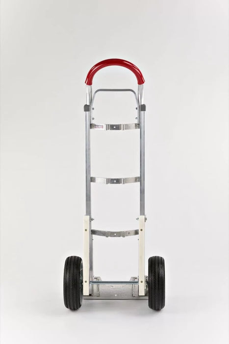 B&P Hand Truck, Loop Handle with Comfort Sleeve and 10" No Flat Wheels and Stair Climbers, Model HTA-0117