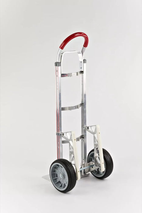 B&P Hand Truck, Loop Handle with Comfort Sleeve and 10" No Flat Wheels and Stair Climbers, Model HTA-0117