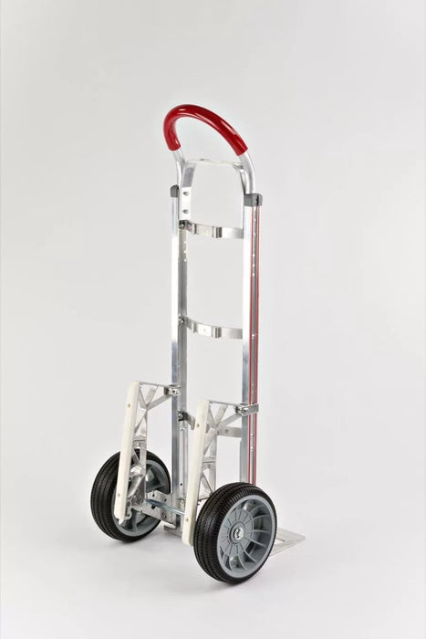 B&P Hand Truck, Loop Handle with Comfort Sleeve and 10" No Flat Wheels and Stair Climbers, Model HTA-0117