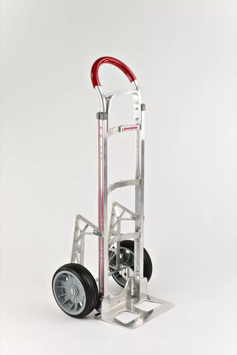 B&P Hand Truck, Loop Handle with Comfort Sleeve and 10" No Flat Wheels and Stair Climbers, Model HTA-0117