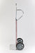 B&P Hand Truck, Straight Loop, Vertical Grip at 52" with 10" No Flat Wheels, Model HTA-0118