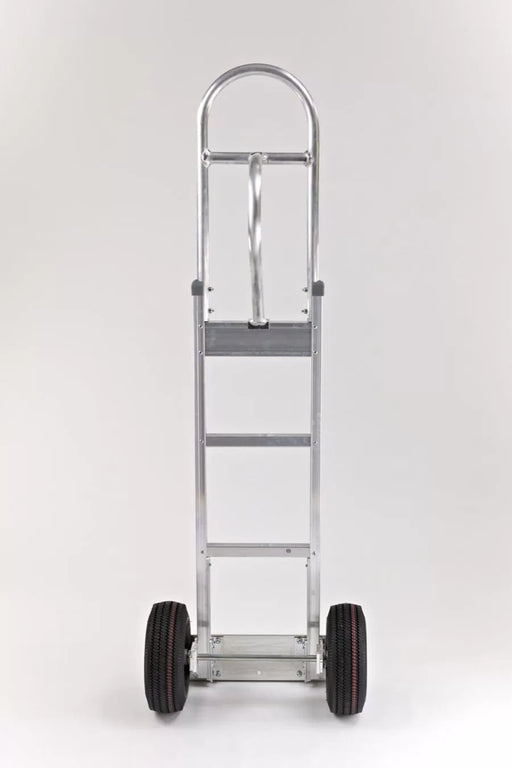 B&P Hand Truck, Straight Loop, Vertical Grip at 52" with 10" Pneumatic Wheels, Model HTA-0003