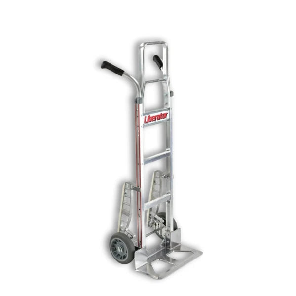 B&P Hand Truck, Double Grip Stair Climber 8" Balloon Wheels, Model WEB-HTA-025