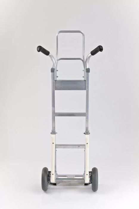 B&P Hand Truck, Double Grip with 8" Balloon Cushion Wheels, Stair Climbers and 52" Ext., Model HTA-0120