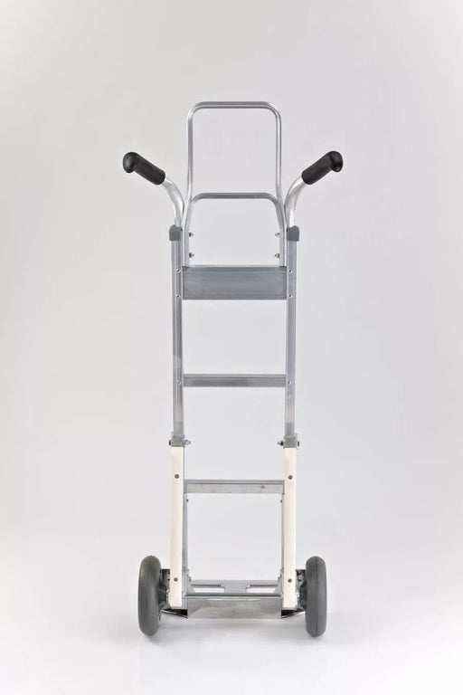 B&P Hand Truck, Double Grip with 8" Balloon Cushion Wheels, Stair Climbers and 52" Ext., Model HTA-0120