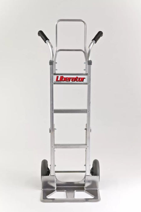 B&P Hand Truck, Double Grip with 8" Balloon Cushion Wheels, Stair Climbers and 52" Ext., Model HTA-0120
