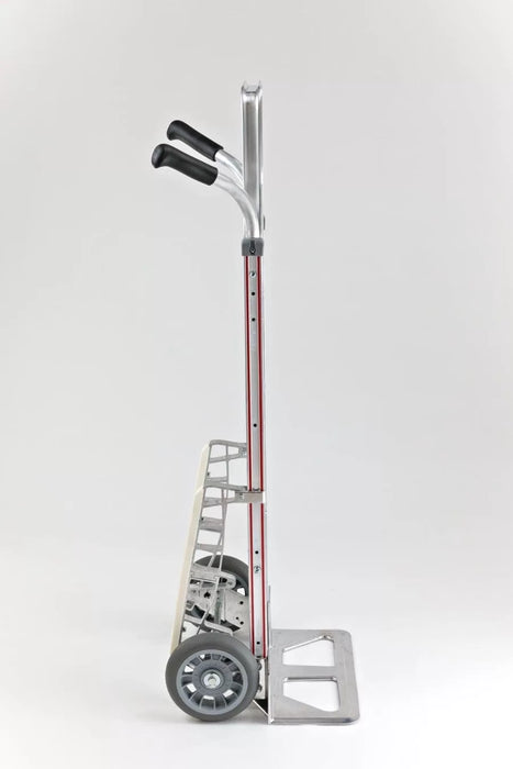 B&P Hand Truck, Double Grip with 8" Balloon Cushion Wheels, Stair Climbers and 52" Ext., Model HTA-0120