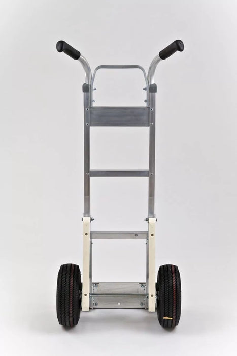 B&P Hand Truck, Double Grip with 10" Pneumatic Wheels and Stair Climbers, Model HTA-0121