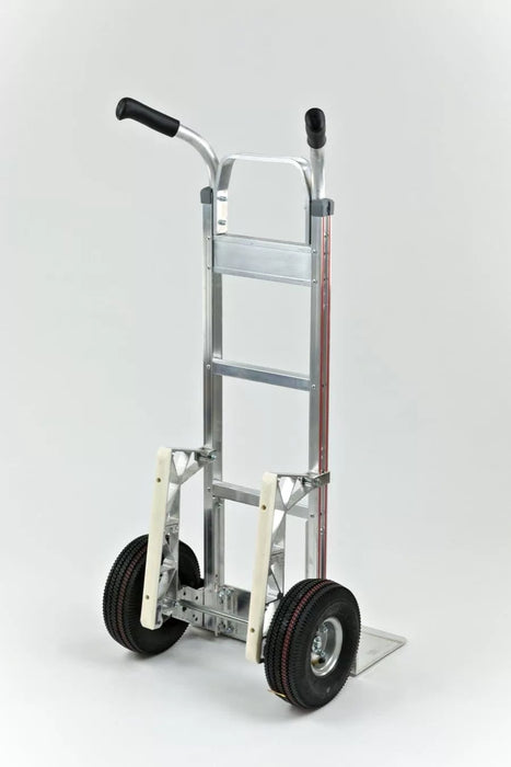 B&P Hand Truck, Double Grip with 10" Pneumatic Wheels and Stair Climbers, Model HTA-0121