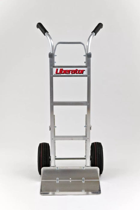 B&P Hand Truck, Double Grip with 10" Pneumatic Wheels and Stair Climbers, Model HTA-0121
