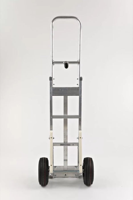 B&P Hand Truck, Single Pin Grip at 46" with 10" Pneumatic Wheels and Stair Climbers, Model HTA-0255