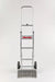 B&P Hand Truck, Single Pin Grip at 46" with 10" Balloon Cushion Wheels and Stair Climbers, Model HTA-0041