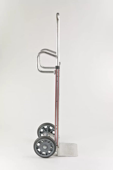 B&P Hand Truck, Double Vertical Grip Handle with 10" Balloon Cushion Wheels, Model HTA-0122