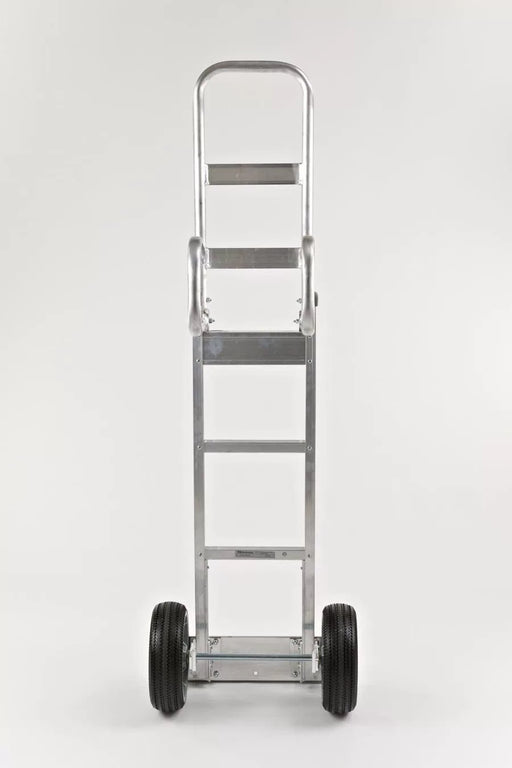 B&P Hand Truck, Double Vertical Grip Handle with 10" No Flat Wheels, Model HTA-0123