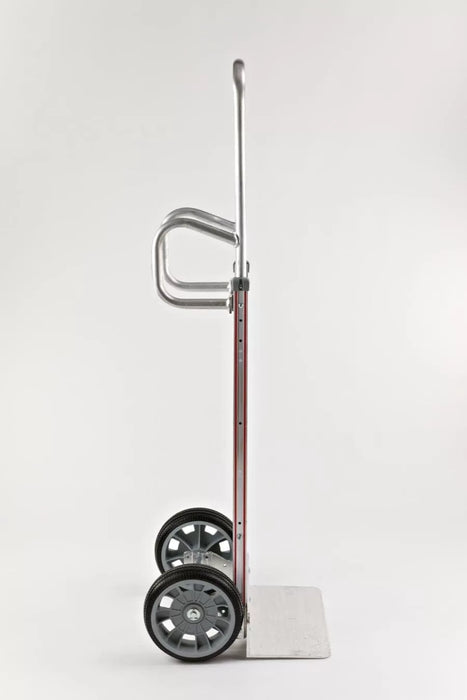 B&P Hand Truck, Double Vertical Grip Handle with 10" No Flat Wheels, Model HTA-0123