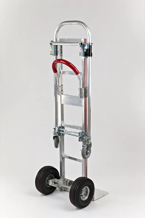B&P Hand Truck, Senior Convertible, Loop Comfort Sleeve Handle, 10" Pneumatic Wheels, Model LCHT-0006