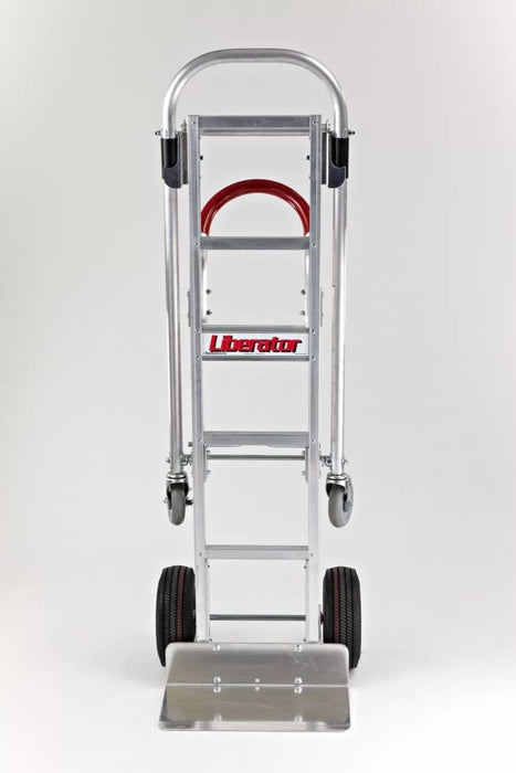 B&P Hand Truck, Senior Convertible, Loop Comfort Sleeve Handle, 10" Pneumatic Wheels, Model LCHT-0006