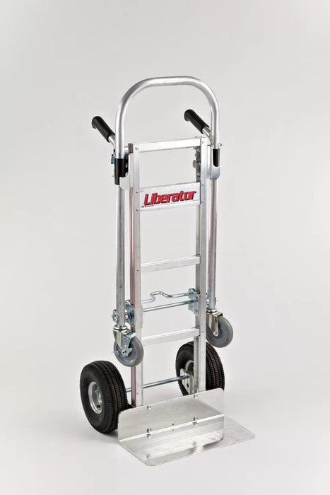 B&P Hand Truck, Junior Convertible, with 10" Pneumatic Wheels, Model LCHT-0011