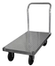 B&P Platform Truck, 24" x 48", Tread Plate Deck, 8" Casters, Model PT-2448T-150-850