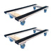 40" x 18" Oak Furniture Dolly 5" TPR Wheels 2-Pack, 1,000 lb, Model WFD-OAK1840-TRW50-1000LBS-2PK