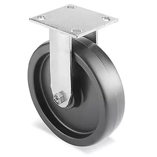 Raymond 8" Quiet Rolling Poly Fixed Caster, Model 0391
